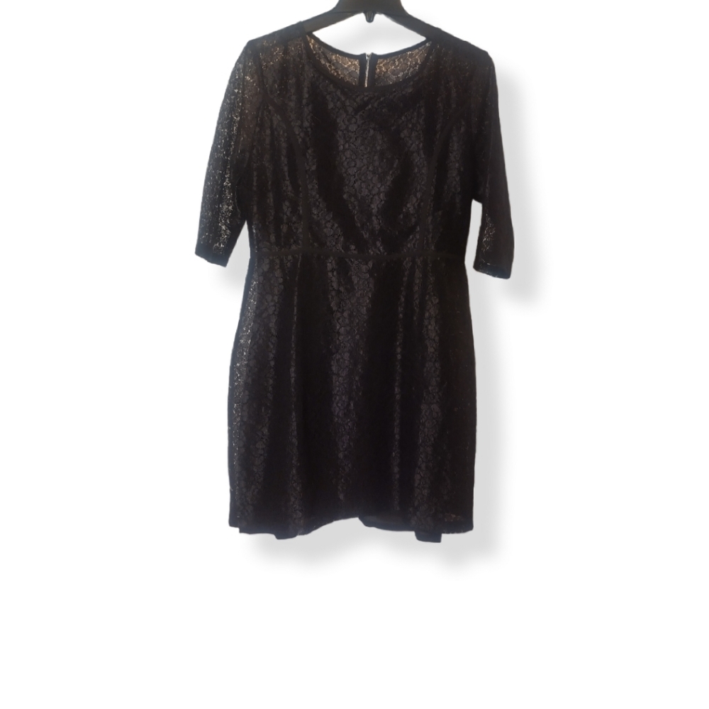 COOPER ST AUS Black Lace Zip Dress size 10 NWT